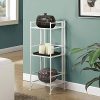 Convenience Concepts Designs2Go X-Tra Storage 3-Tier Folding Metal Shelf