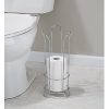 iDesign Classico Tulip Free Standing Toilet Tissue Paper Roll Holder