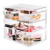 Ikee Design Acrylic Cosmetics Makeup and Jewelry Storage Case Display