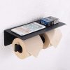 Double Toilet Paper Holder Shelf, APL Bathroom Accessories