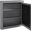 Crosley Furniture Tara Bathroom Mirror Cabinet, Vintage Gray