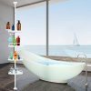 Lomejor 4-Tier 10 feet Constant Tension Corner Shower Caddy Stand