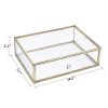 InnSweet Makeup Organizer Glass, Large Cosmetic Display Cases