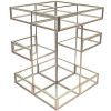 360 Degree Rotation Glass Perfume Holder Makeup Organizer Antique