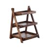LIUCS Shower Caddies Wooden Bathroom Organizer Shelf