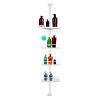 Lomejor 4-Tier 10 feet Constant Tension Corner Shower Caddy Stand