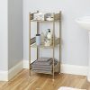 Silverwood Filigree Bathroom Collection Floor Shelf