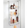 mDesign Metal Wire Over Shower Door Caddy, Bathroom Hanging Storage