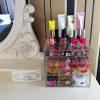 Cq acrylic Large 5 Drawers Makeup Organizer and Acrylic Cosmetics Storage Cases