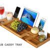 Bathing Experience with Royal Craft Wood's Natural Bamboo Bath Caddy – Luxury and Eco-Friendly