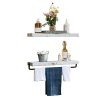 Del Hutson Designs True Floating Towel Holder Set