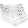 Ikee Design Premium Acrylic 5 Drawer Makeup Organizer Cosmetic Storage