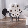 ART & ARTIFACT Sheep Toilet Paper Roll Holder - Metal Wall Mounted