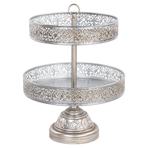 Amalfi Decor 2 Tier Dessert Cupcake Stand, Large Pastry Candy Cookie