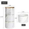 Sunddo White Ceramic Canister Set for Kitchen for Coffee Tea Sugar