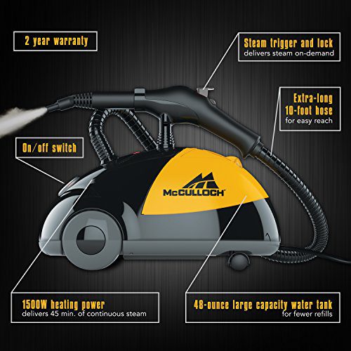 McCulloch Heavy-Duty Cleaner with 18 Accessories
