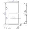 ALFI brand Shower Niche, Brushed Stainless Steel