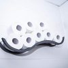 EWARTWOODS Wood Toilet Paper Holder Toilet Paper Shelf Wood Holder