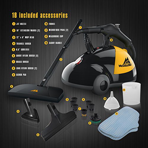 McCulloch Heavy-Duty Cleaner with 18 Accessories