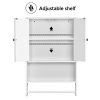 Yaheetech Bathroom Organizer Cupboard Wall Mounted Medicine Cabinet