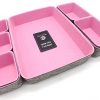 Welaxy Felt Makeup Drawer Organizers Trays Small Organize Bins Drawers