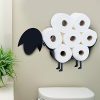 East World Sheep Toilet Paper Holder Free Standing and Wall Mount Toilet