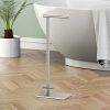 Gatco Modern Square Base Toilet Paper Holder Stand with Storage
