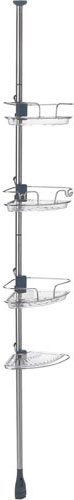OXO Good Grips Lift and Lock Stainless Steel Tension Pole Shower Caddy 2 OXO Good Grips Lift and Lock Stainless Steel Tension Pole Shower Caddy 2