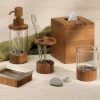 Bamboo Countertop Bath Accessory Set – Clear and Durable