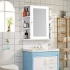 Tangkula Bathroom Cabinet, Single Door Wall Mounted Medicine Cabinet