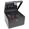 Glenor Co Makeup Organizer - Extra Large Exquisite Case w Modern Closure