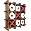 Excello Global Products Rustic Wooden Toilet Paper Holder