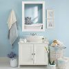 Tangkula Mirrored Bathroom Cabinet, Wall Mount Storage Organizer