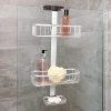 iDesign Metro Rustproof Aluminum Adjustable Over Door Bathroom Shower