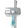 simplehuman Adjustable Shower Caddy XL, Stainless Steel + Anodized Aluminum