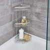 York Metal Wire Corner Shower Caddy - Elevate Your Bathroom Storage