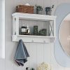 RiverRidge X-Frame Collection Bathroom Wall Shelf