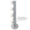 Posh Hollywood Vanity Mirror, Ultra Slim Frame Lighted Makeup Beauty Tabletop