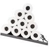 Artori Design Sisyphus | Metal Gray Shelf for Toilet Paper Rolls