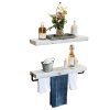 Del Hutson Designs True Floating Towel Holder Set
