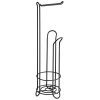iDesign Classico Metal Free Standing Toilet Paper Tissue Holder