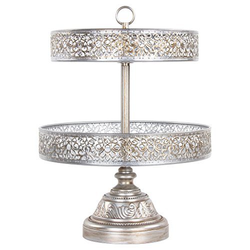 Amalfi Decor 2 Tier Dessert Cupcake Stand, Large Pastry Candy Cookie
