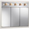 Jensen Granville Lighted Medicine Cabinet with Five Bulbs