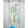 iDesign Forma Metal Bathroom Over the Door Shower Caddy