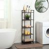 SONGMICS Bathroom Shelf, 5-Tier DIY Storage Rack