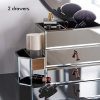 Beautify Large Mirrored Glass Jewelry Box and Cosmetic Makeup Organizer
