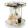 AJO Antique Makeup Organizer,360 Degree Rotation Adjustable Jewelry Retro
