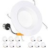 Hykolity 12 Pack 5/6 Inch LED Recessed Downlight Retrofit