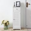 VASAGLE Bathroom Floor Cabinet Storage Organizer Set
