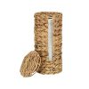 Household Essentials Water Hyacinth Toilet Tissue Paper Holder - Stylish Storage for Your Bathroom
